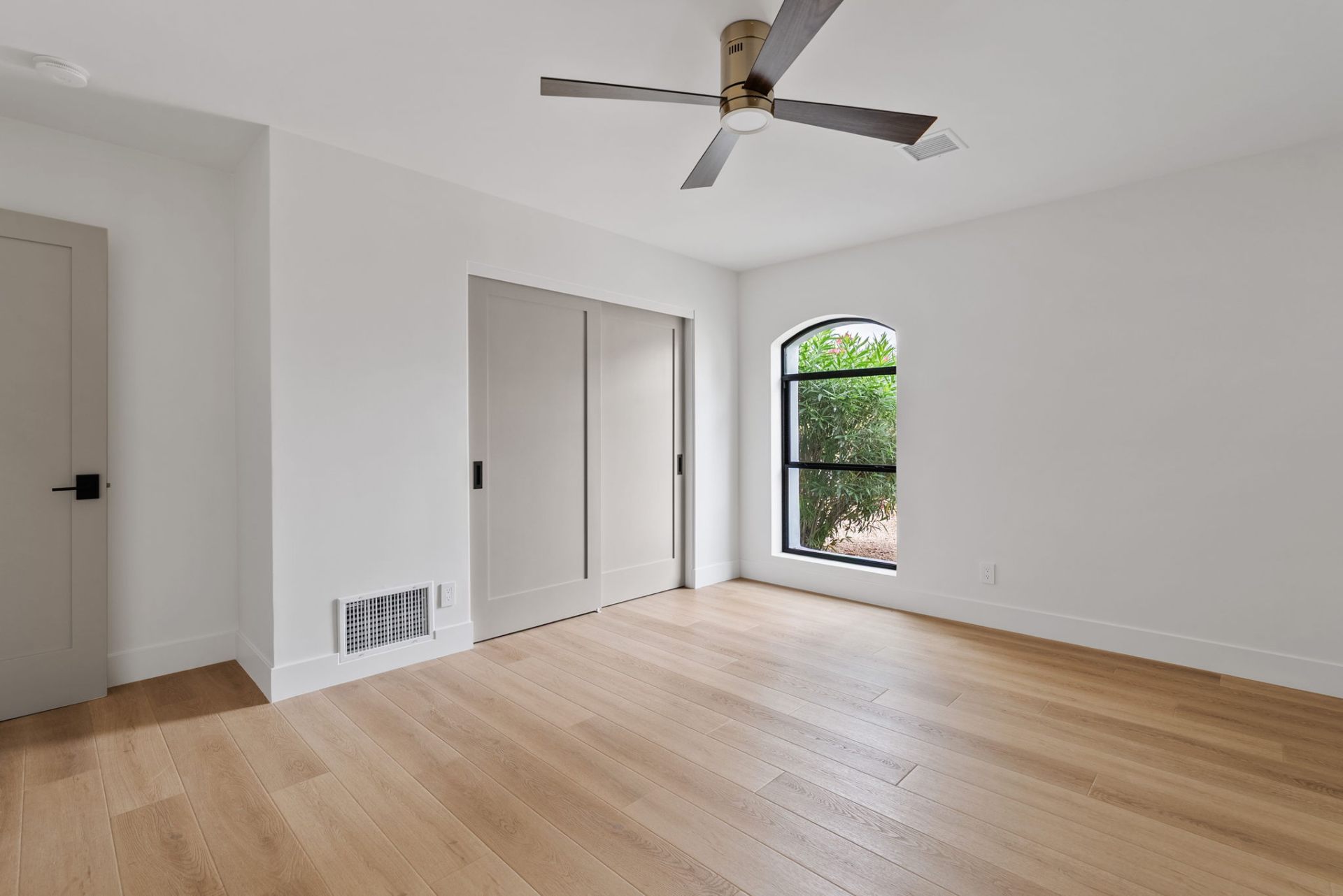 Bedroom with closet