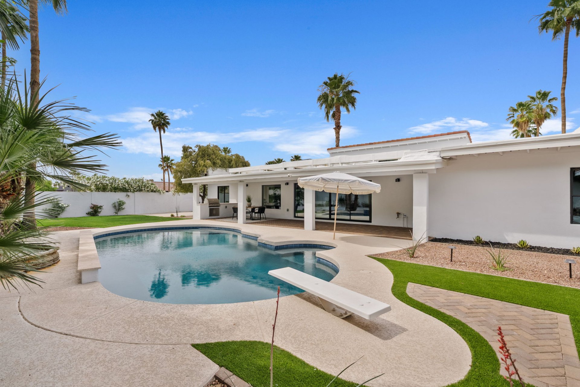 Pool & covered patio